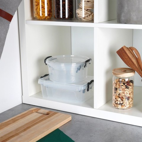 Pojemniki plastikowe na żywność z pokrywką 0.6/1.2/2.1L pojemnik 3szt ORION 126023