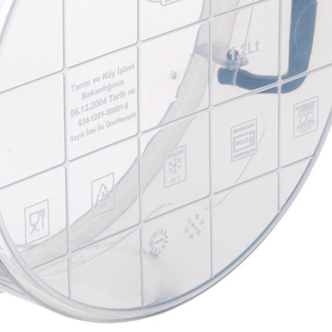 Pojemniki plastikowe na żywność z pokrywką 0.6/1.2/2.1L pojemnik 3szt ORION 126023