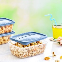 Pojemniki plastikowe na żywność z pokrywką 3 sztuki HOBBY LIFE 126560
