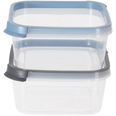Pojemniki plastikowe na żywność z pokrywką pojemnik 2 sztuki EXCELLENT HOUSEWARE 259075