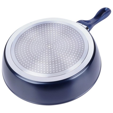 Patelnia diamentowa nieprzywierająca na indukcję ze szklaną pokrywką DIAMANT 28 cm ORION 112634