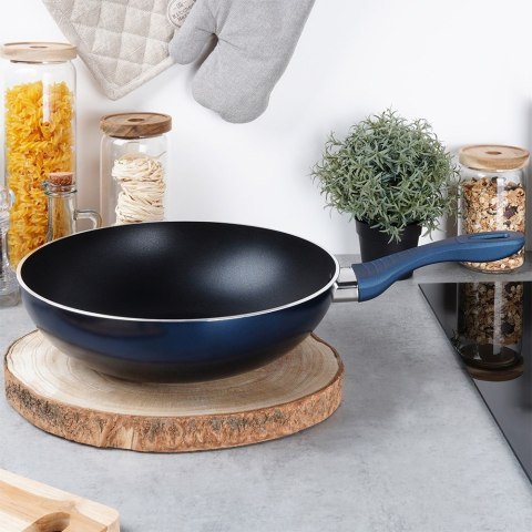 Patelnia głęboka wok diamentowa nieprzywierająca indukcja DIAMANT 30 cm ORION 112939