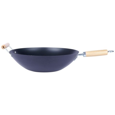 Patelnia głęboka wok stalowa nieprzywierająca duża 35 cm EXCELLENT HOUSEWARE 112919