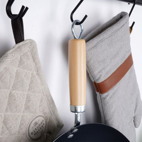 Patelnia głęboka wok stalowa nieprzywierająca duża 35 cm EXCELLENT HOUSEWARE 112919