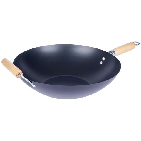 Patelnia głęboka wok stalowa nieprzywierająca duża 35 cm EXCELLENT HOUSEWARE 112919