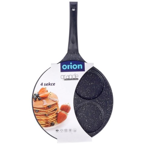 Patelnia granitowa do jajek sadzonych placków pancakes 4 otwory GRANDE 27 cm ORION 112935