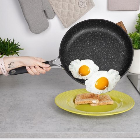 Patelnia granitowa do smażenia nieprzywierająca indukcja STONER 28 cm ORION 112929