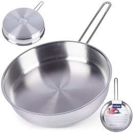 Patelnia stalowa ze stali nierdzewnej indukcja ANETT 26 cm ORION 112961