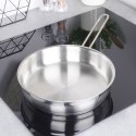 Patelnia stalowa ze stali nierdzewnej indukcja ANETT 26 cm ORION 112961