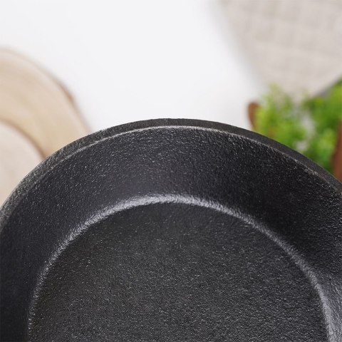 Patelnia żeliwna do serwowania z deską 12.5 cm 2-ele EXCELLENT HOUSEWARE 110504