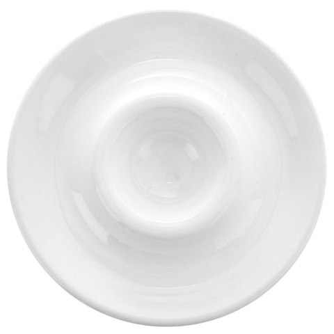 Podstawka kieliszek stojak talerz na jajko do jajka ceramiczna biała ORION 122981
