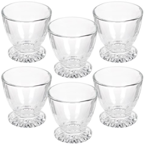 Podstawki szklane na jajko kieliszek stojak kieliszkido jajka 6 SZTUK VILDE 139751