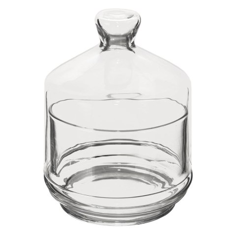 Pojemnik na cytrynę szklany z kloszem pokrywką 9x12 cm LAV 127575