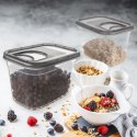 Pojemnik na produkty sypkie suche z dozownikiem GREY 1.3L ORION 127185