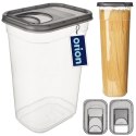 Pojemnik na produkty sypkie suche z dozownikiem GREY 3.2L ORION 127187