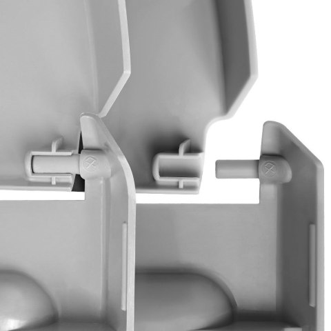 Pojemnik na warzywa i owoce ziemniaki cebulę z pokrywą zielony 13L VILDE 730510-L