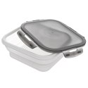 Pojemnik na żywność składany silikonowy z pokrywką i uszczelką KEMP 780 ml ORION 127158
