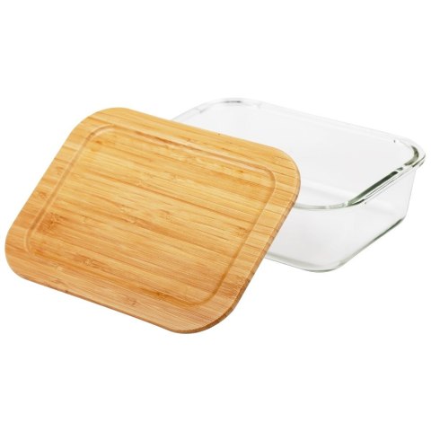 Pojemnik na żywność szklany z bambusową pokrywką i uszczelką naczynie żaroodporne ARIZONA 1.4L NAVA 10-143-203