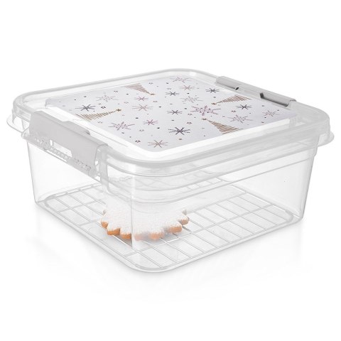 Pojemnik plastikowy na żywność jedzenie z pokrywką PŁATEK 4.5L ORION 127198