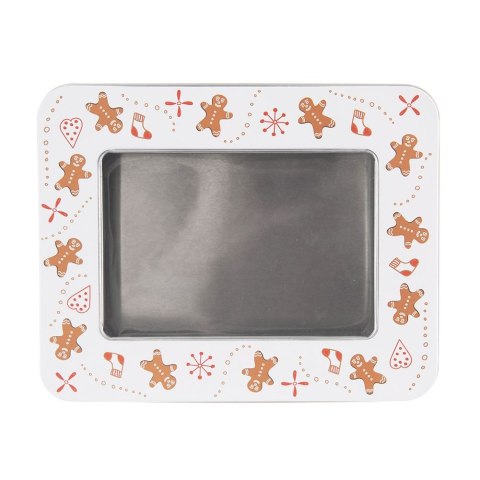 Pojemnik pudełko na ciastka ciasteczka metalowa puszka PIERNICZEK 18x14.5x5 cm ORION 127576