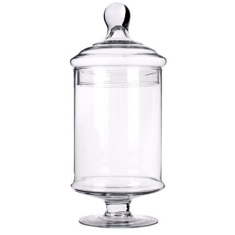 Pojemnik pudełko na ciastka ciasteczka słodycze szklany 1.5L EXCELLENT HOUSEWARE 259355