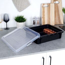 Pojemnik pudełko na ciasto do ciasta z pokrywą 40x33x10 cm VILDE 259248