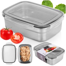 Pojemnik stalowy na żywność z pokrywką i uszczelką 1.25L EXCELLENT HOUSEWARE 229214