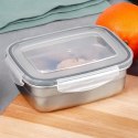 Pojemnik stalowy na żywność z pokrywką i uszczelką 1.25L EXCELLENT HOUSEWARE 229214