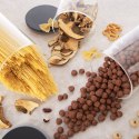 Pojemnik szklany na produkty sypkie suche z pokrywką i uszczelką 1.2L ORION 127580