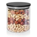 Pojemnik szklany na produkty sypkie suche z pokrywką i uszczelką 450 ml ORION 127577