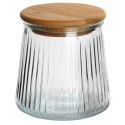 Pojemnik szklany na produkty sypkie suche z pokrywką i uszczelką 600 ml EXCELLENT HOUSEWARE 229120