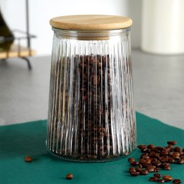 Pojemnik szklany na produkty sypkie suche z pokrywką i uszczelką 950 ml EXCELLENT HOUSEWARE 229121