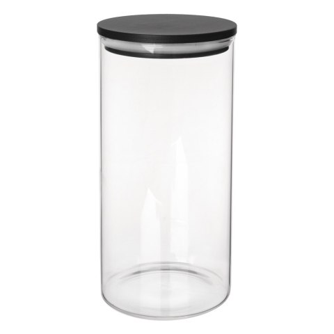 Pojemnik szklany na produkty sypkie suche z pokrywką i uszczelką 980 ml ORION 127579