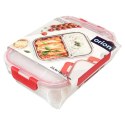 Pojemnik szklany żaroodporny na żywność z pokrywką dzielony 1.3L ORION 129229
