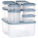 Pojemniki do przechowywania żywności z pokrywką 10-ele VILDE 259632