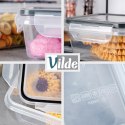 Pojemniki plastikowe do przechowywania żywności 7 rozmiarów 24-ele VILDE 229159