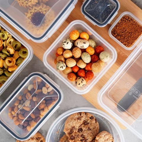 Pojemniki plastikowe do przechowywania żywności 7 rozmiarów 24-ele VILDE 229159