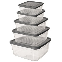Pojemniki plastikowe na żywność jedzenie pojemnik 5-ele ORION 153642