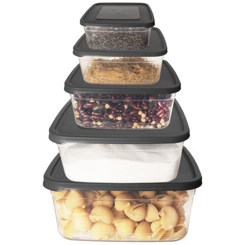 Pojemniki plastikowe na żywność jedzenie pojemnik 5-ele ORION 153642