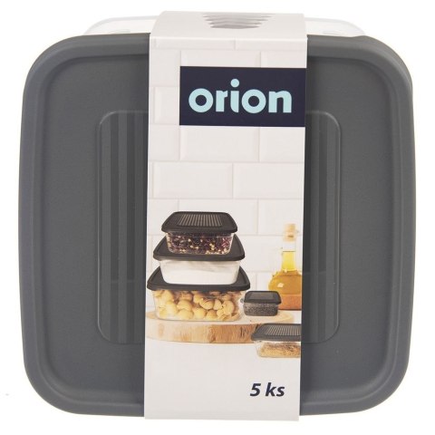 Pojemniki plastikowe na żywność jedzenie pojemnik 5-ele ORION 153642