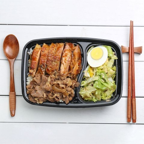 Pojemniki plastikowe na żywność z pokrywką 1.2L zestaw 10 sztuk EXCELLENT HOUSEWARE 259155