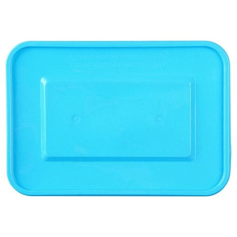 Pojemniki plastikowe na żywność z pokrywką 600 ml komplet 10-ele VILDE 259275