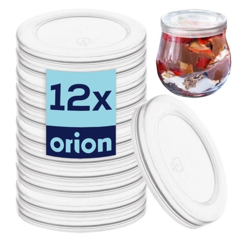Pokrywki do słoika na jogurt 5.5 cm pokrywka 12 sztuk ORION 154109