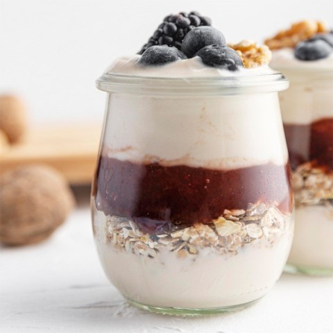 Słoiki na jogurt i desery dżem 130ml pojemniki słoiczki słoiki 12SZT ORION 121795