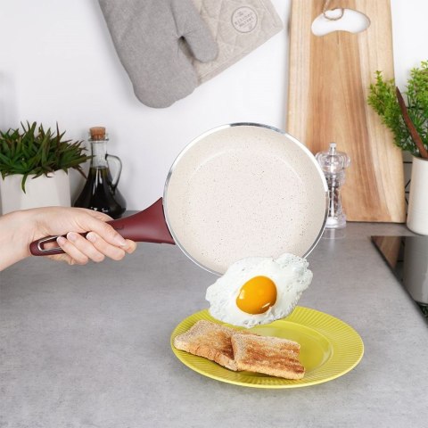 Patelnia ceramiczna granitowa nieprzywierająca indukcja TERRESTRIAL 20 cm NAVA 10-044-001