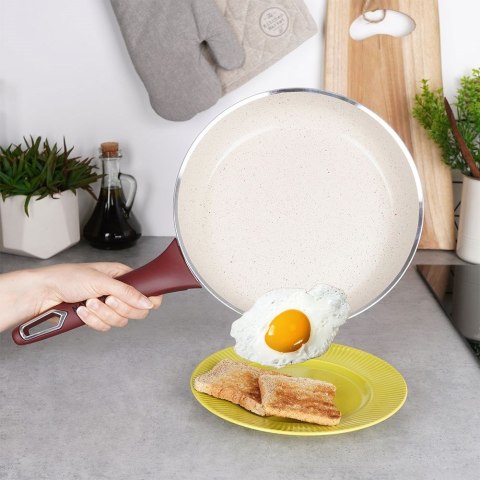 Patelnia ceramiczna granitowa nieprzywierająca indukcja TERRESTRIAL 26 cm NAVA 10-044-003