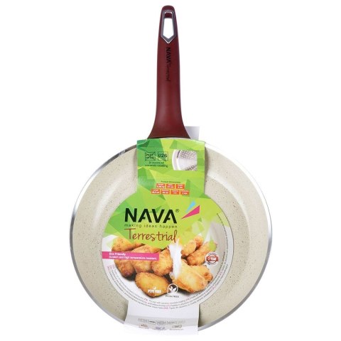 Patelnia ceramiczna granitowa nieprzywierająca indukcja TERRESTRIAL 26 cm NAVA 10-044-003