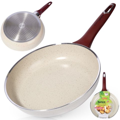 Patelnia ceramiczna granitowa nieprzywierająca indukcja TERRESTRIAL 26 cm NAVA 10-044-003