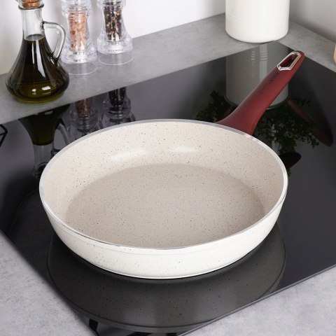 Patelnia ceramiczna granitowa nieprzywierająca indukcja TERRESTRIAL 28 cm NAVA 10-044-004