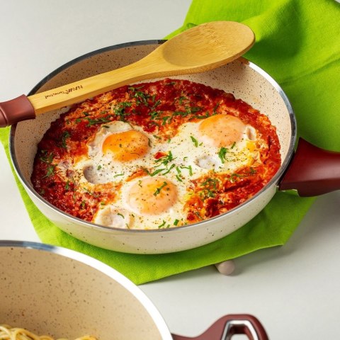 Patelnia ceramiczna granitowa nieprzywierająca indukcja TERRESTRIAL 28 cm NAVA 10-044-004